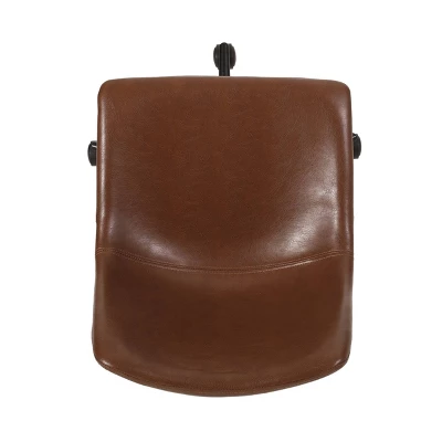 Jarvi Contemporary Upholstered Swivel Office Chair With Rolling Casters - Christopher Knight Home - Image 6