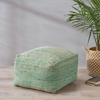 Large Abella Boho Rectangular Pouf - Christopher Knight Home