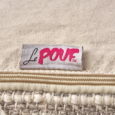 Borton Contemporary Pouf Gray - Christopher Knight Home - Image 3