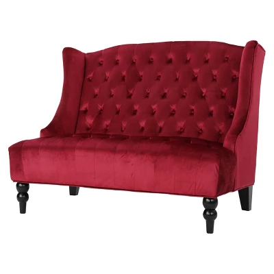 Leora Winged Loveseat - Christopher Knight Home - Image 9