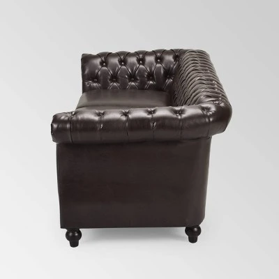 Parksley Tufted Chesterfield Sofa - Christopher Knight Home - Image 3