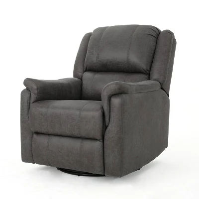 Jennette Tufted Swivel Gliding Recliner - Christopher Knight Home - Image 7