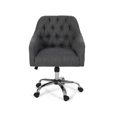 Barbour Tufted Home Office Chair With Swivel Base - Christopher Knight Home - Image 8