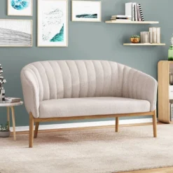 Galena Mid-Century Loveseat - Christopher Knight Home