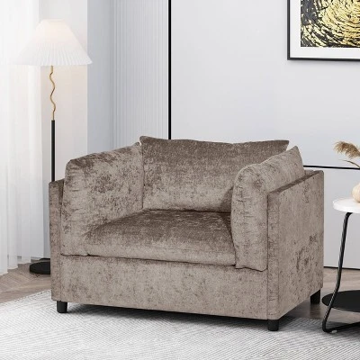 Wallner Contemporary Fabric Pillow Club Chair - Christopher Knight Home