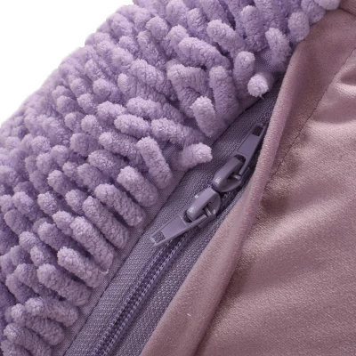 Moloney Modern Microfiber Chenille Cube Pouf - Christopher Knight Home - Image 3