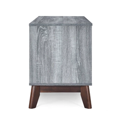 Rattler Mid-Century Modern TV Stand With Storage For TVs Up To 43" - Christopher Knight Home - Image 6