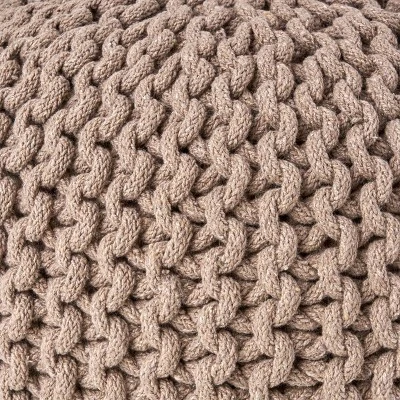 Moro Handcrafted Modern Cotton Pouf - Christopher Knight Home - Image 6