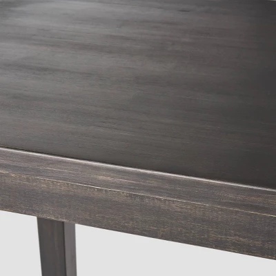 51" Broughton Rectangle Contemporary Bar Height Table Dark Gray - Christopher Knight Home - Image 3