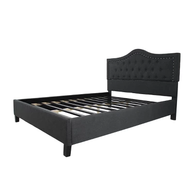 Queen Dante Upholstered Traditional Bed Frame - Christopher Knight Home - Image 5