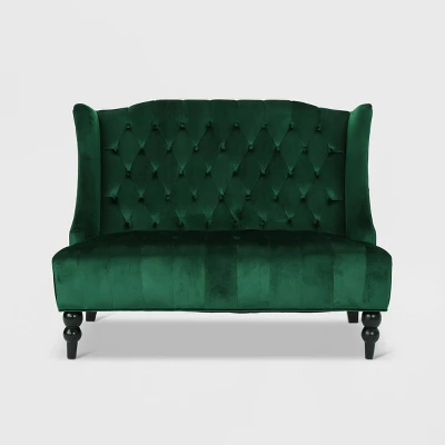 Leora Winged Loveseat - Christopher Knight Home - Image 11