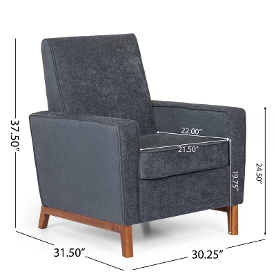 Helmville Contemporary Upholstered Club Chair - Christopher Knight Home - Image 9
