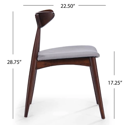 Set Of 2 Barron Dining Chair Light Gray - Christopher Knight Home - Image 6