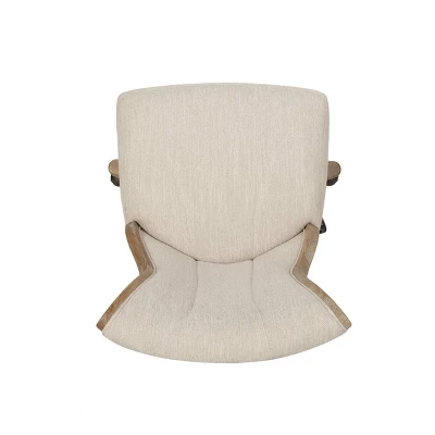 Coulee Contemporary Fabric Upholstered Roll Back Swivel Office Chair - Christopher Knight Home - Image 5