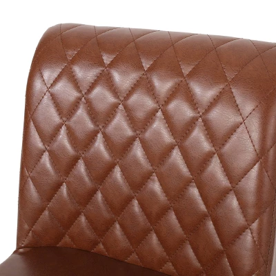 2pc Osgood Contemporary Diamond Stitch Counter Height Barstools - Christopher Knight Home - Image 8