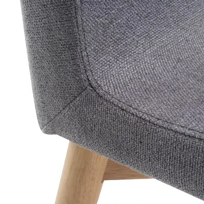 50" 5pc Orrin Dining Set Natural Oak/Dark Gray - Christopher Knight Home - Image 3