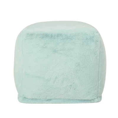 Cube Silkie Modern Glam Faux Fur Pouf - Christopher Knight Home - Image 7