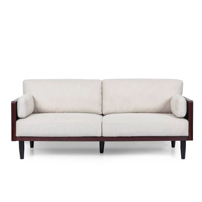 Sofia Mid-Century Modern Upholstered 3 Seater Sofa - Christopher Knight Home - Image 10