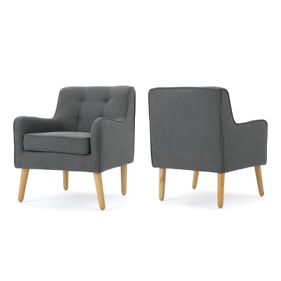 Set Of 2 Felicity Mid-Century Armchairs - Christopher Knight Home - Image 6