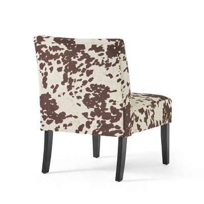 Kassi Cowhide Print Upholstered Accent Chair - Christopher Knight Home - Image 2