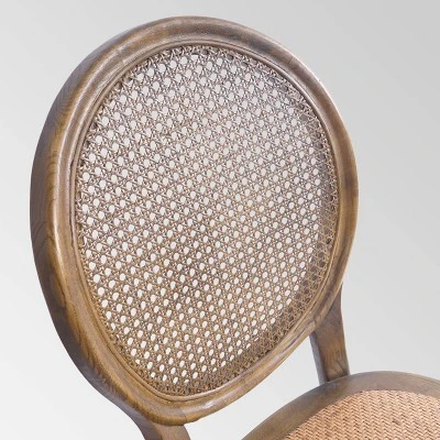 Set Of 2 Chittenden Rattan Dining Chair - Christopher Knight Home - Image 4