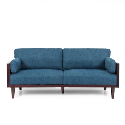 Sofia Mid-Century Modern Upholstered 3 Seater Sofa - Christopher Knight Home - Image 12