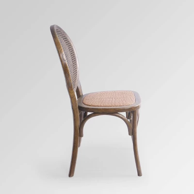 Set Of 2 Chittenden Rattan Dining Chair - Christopher Knight Home - Image 3