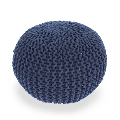 Moro Handcrafted Modern Cotton Pouf - Christopher Knight Home - Image 12