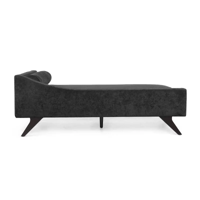 Cagle Mid Century Modern Fabric Chaise Lounge - Christopher Knight Home - Image 5