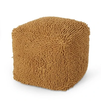 Moloney Modern Microfiber Chenille Cube Pouf - Christopher Knight Home - Image 11
