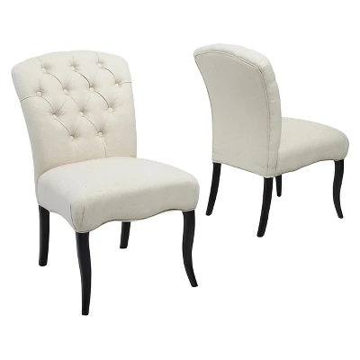 Hallie Fabric Dining Chair Set 2ct - Christopher Knight Home - Image 4