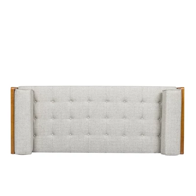 Keairns Mid Century Modern Tufted Double End Chaise Lounge With Bolster Pillows - Christopher Knight Home - Image 3