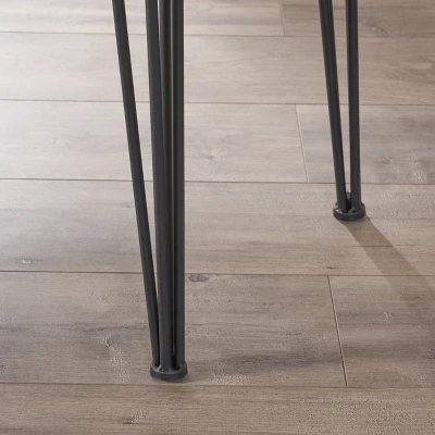 Chana Industrial Live Edge Rectangular Bar Table Natural - Christopher Knight Home - Image 3