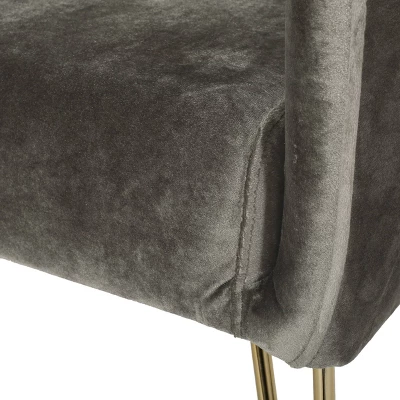 Grelton Modern Glam Velvet Club Chair With Hairpin Legs - Christopher Knight Home - Image 7