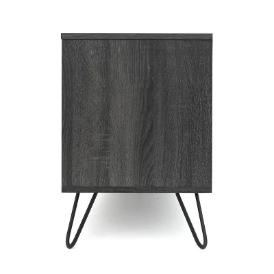 Dorrin Mid Century Wooden TV Stand For TVs Up To 60" Sonoma Gray Oak Brown - Christopher Knight Home - Image 5