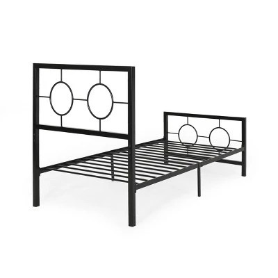 Francoise Modern Contemporary Iron Platform Bed - Christopher Knight Home - Image 5
