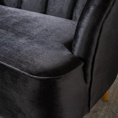 Amaia Modern New Velvet Settee - Christopher Knight Home - Image 3