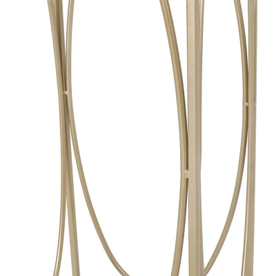 Bennion Modern Glam Glass Top End Table Champagne Gold/Black - Christopher Knight Home - Image 3