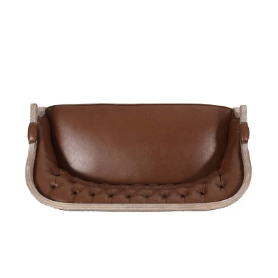 Faye Traditional Tufted Upholstered Loveseat - Christopher Knight Home - Image 4