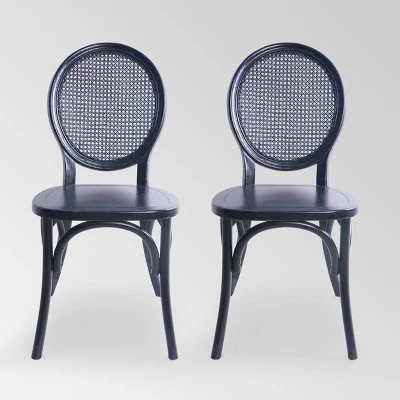 Set Of 2 Chrystie Rattan Dining Chair - Christopher Knight Home - Image 6