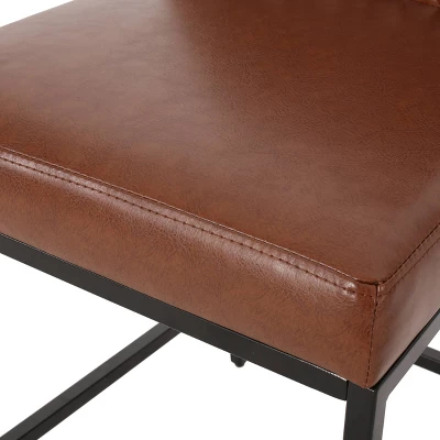 2pc Osgood Contemporary Diamond Stitch Counter Height Barstools - Christopher Knight Home - Image 7