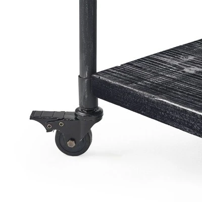 68" Farrells Industrial 5 Shelf Bookcase Gray - Christopher Knight Home - Image 7