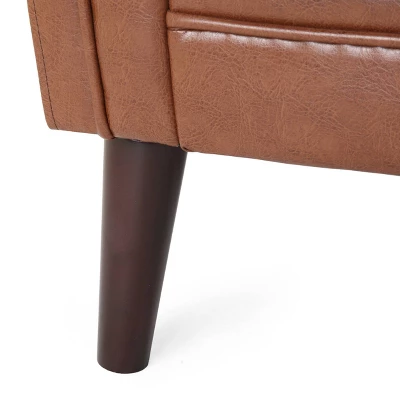 Holasek Contemporary Upholstered Tufted Loveseat - Christopher Knight Home - Image 6