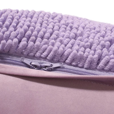 Moloney Modern Microfiber Chenille Round Pouf - Christopher Knight Home - Image 3