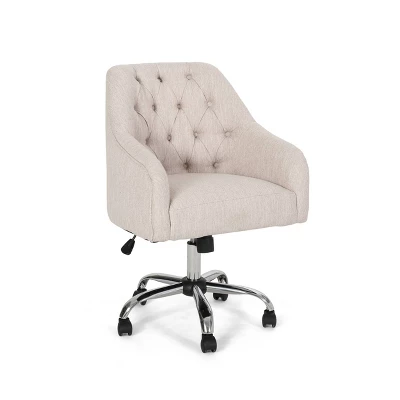Barbour Tufted Home Office Chair With Swivel Base - Christopher Knight Home - Image 2