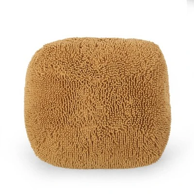 Moloney Modern Microfiber Chenille Round Pouf - Christopher Knight Home - Image 11