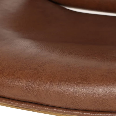 2pc Romer Mid Century Modern Bentwood Adjustable Swivel Counter Height Barstools - Christopher Knight Home - Image 10