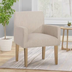 McClure Contemporary Upholstered Armchair - Christopher Knight Home
