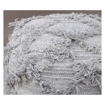 Jucar Handcrafted Boho Fabric Cube Pouf - Christopher Knight Home - Image 3