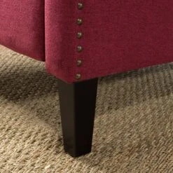 Wescott Traditional Fabric Recliner Deep Red - Christopher Knight Home